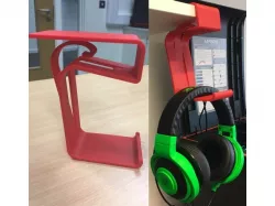 Headphone stand for a desk or shelf