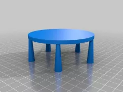IKEA MAMMUT Round Kids Table