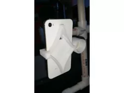 iPhone 4, 4S, 5, 5S, SE 3/4 inch PVC pipe holder