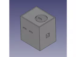 Joystick move stepper motor inside of box