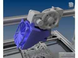 K8200 80mm Fan duct for E3D V6
