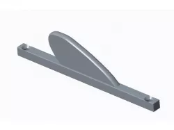 Kaos Dagger kayak fin skeg