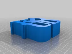KDUB WORD Sculpture