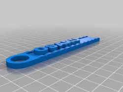 Key Chain I Was Forced To Make In 3D Printing Class