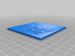 My Customized Lithophane (parametrized length and thickness)