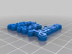 My Customized Multiline Tag or Keychain