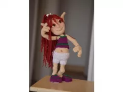 Posable skeleton for Crochet Characters