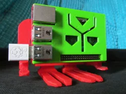Raspberry Pi Robot Case (Cogsworth)