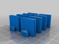 Ribbon cable management for 20x20 extrused aluminum rail