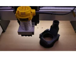 Slim Dewalt DWP611 Thread-On Dust Shoe for Shapeoko