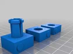 Snap together braille learning cube