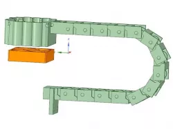 Solidoodle 4 X-Motor Cable Guide and Fan Shroud