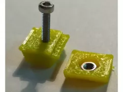 T nut 20x20 aluminium extrusion - metal insertion Anet A8