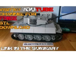 Tiger 1 3D printed tank