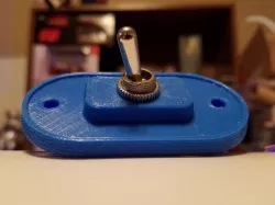 Toggle Switch Mounting Plate