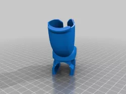 Touch controller cups for gun rig