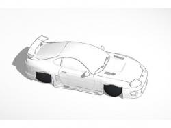 Toyota Supra MK4 Tuned - Buy Royalty Free 3D model by Naudaff3D