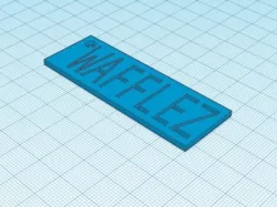 WAFFLEZ Keychain