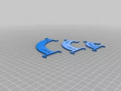 X-wing Casual Movement Assist Templates