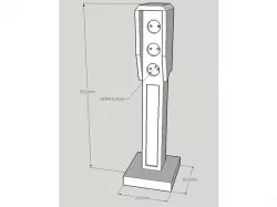 3 led traffic light