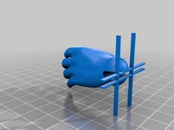 Alternative hands for realistic woman bjd