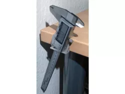 Caliper table holder - parametric model