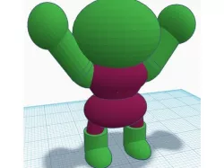 Cartoon Figure - Buff Guy