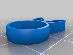 DIY Rabbit ring - OpenSCAD source