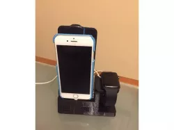 Dual stand for iPhone and Apple Watch