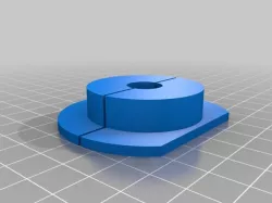 E3D V6 retainer for Geetech M201