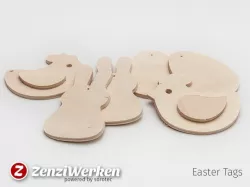 Easter Tags cnc/laser