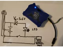 Fat Shark FPV Goggle Battery with ON/OFF Switch and Power Indicator