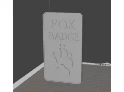 Fox Badge