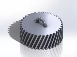 gear shape keychain