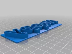 Happy text Cookie Cutter