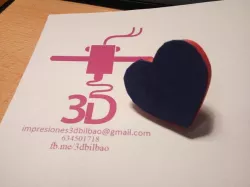Heart stamp sello corazon