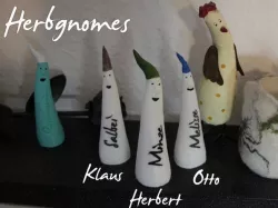 Herbgnomes - Customizable Mini Gnomes for your Herb Garden
