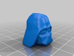 High Poly Darth Vader Head