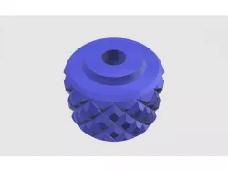 Knurled bed leveling knob Prusa i3