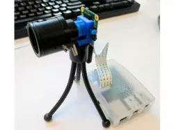M12 Pi camera v2 lens mount with tripod screw