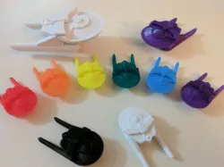 Mini USS Reliant Game Pawn