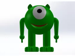 Monsters sa mike piggy bank
