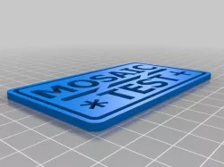 Mosaic Test Plate