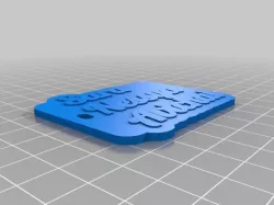 My Customized Multiline Tag or Keychain