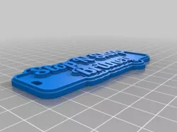 My Customized Multiline Tag or Keychain