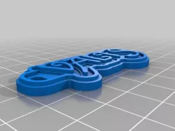 My Customized Multiline Tag or Keychain