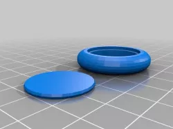 Nickle Weight Tri-Spinner Spinner Node Test 2 - Mono Color -  Press fit