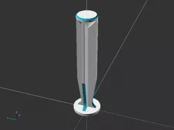 OpenSCAD syringe plunger
