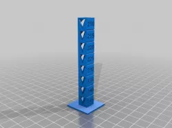 PETG 245-210 Temp Calibration Tower