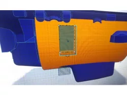 REMADE PRINTABLE USABLE 1:10 scale V8 Engine Block fits over 540 style rc motor